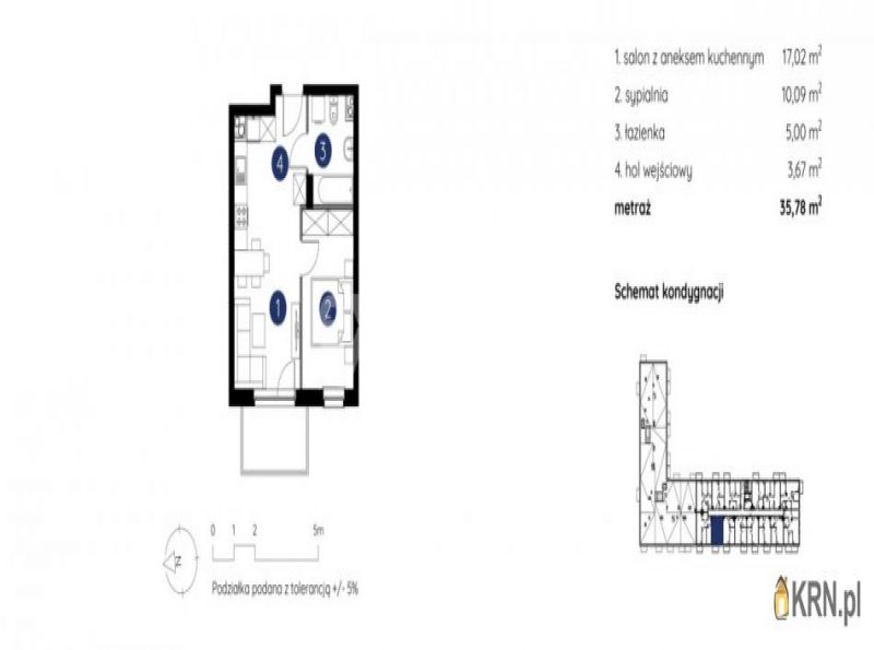 Mieszkanie Lublin 35.78m2, mieszkanie na sprzedaż