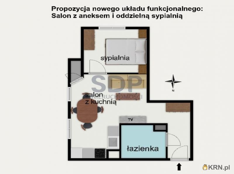 Mieszkanie Wrocław 37.00m2, mieszkanie na sprzedaż