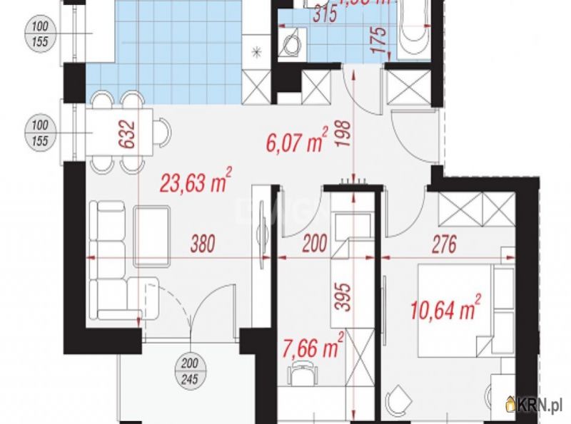 Mieszkanie Polkowice 52.98m2, mieszkanie na sprzedaż