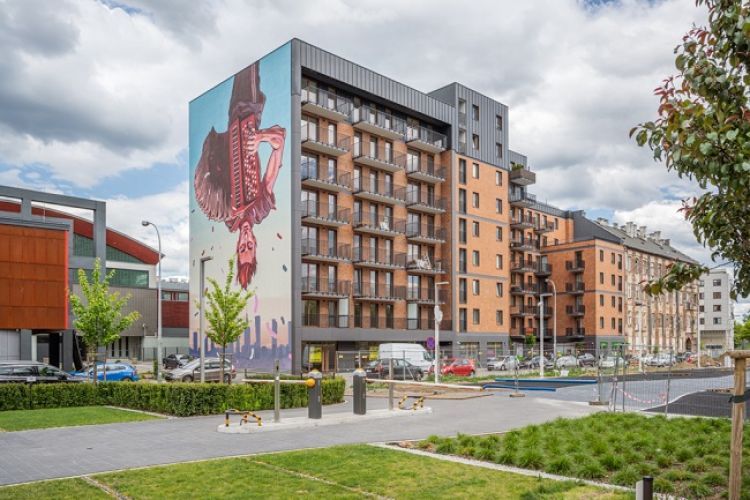 Mural na Atelier Praga 2, fot. Maciej Lulko PR Expert