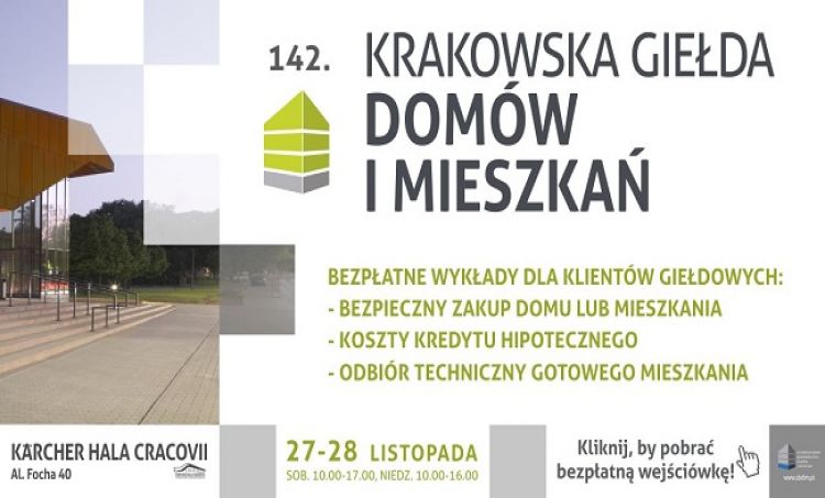 142. Krakowska Giełda Domów i Mieszkań w Hali Cracovii