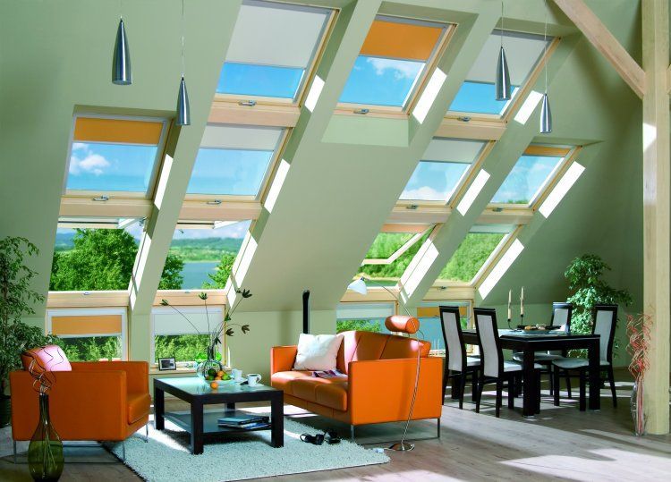Okna połaciowe przepuszczają od 30 do 50 proc. więcej światła w porównaniu z oknami zamontowanymi pionowo.