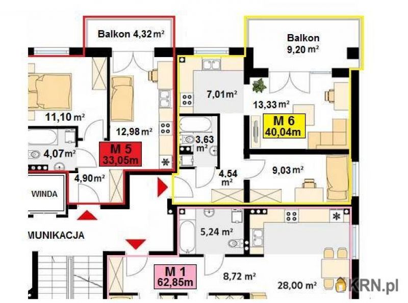 Mieszkanie Wadowice 40.04m2, mieszkanie na sprzedaż