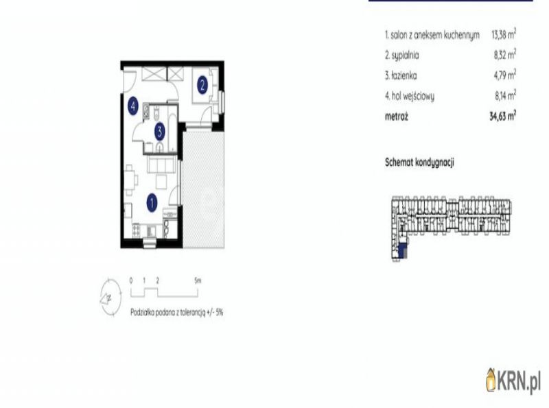 Mieszkanie Lublin 34.63m2, mieszkanie na sprzedaż