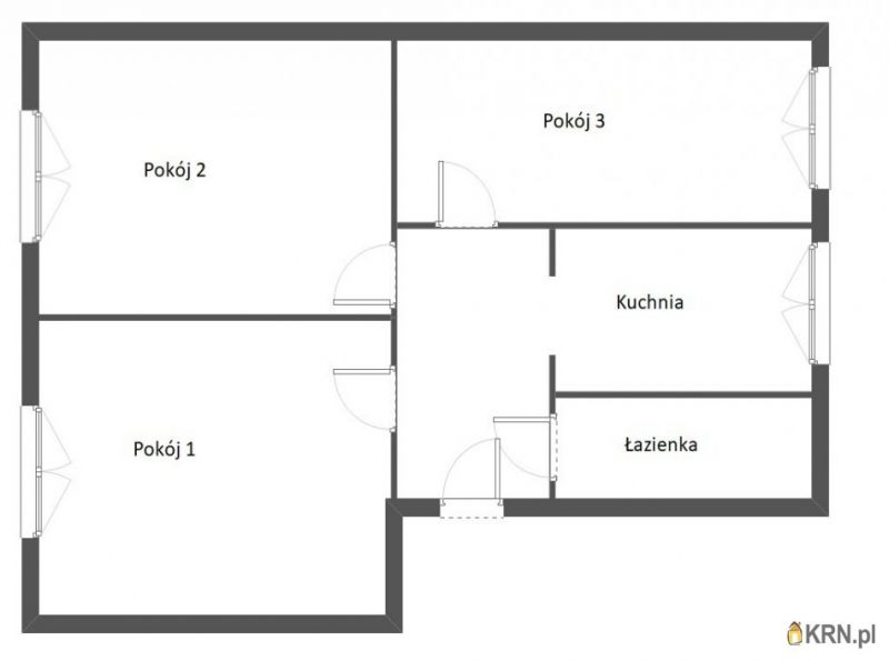Mieszkanie Szczecin 59.54m2, mieszkanie na sprzedaż