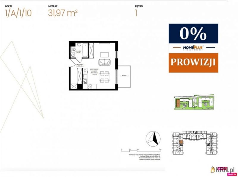 Mieszkanie Sosnowiec 31.97m2, mieszkanie na sprzedaż