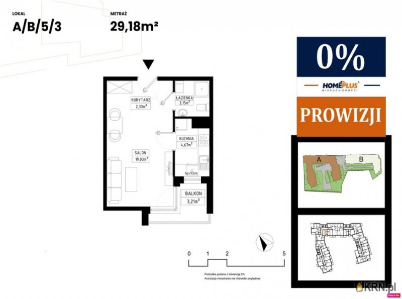 Mieszkanie Gliwice 29.18m2, mieszkanie na sprzedaż