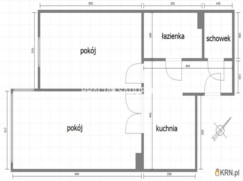 Mieszkanie Kraków 56.89m2, mieszkanie na sprzedaż
