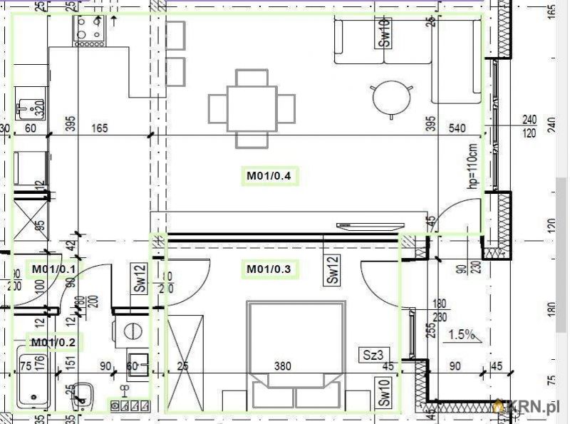 Mieszkanie Wieliczka 47.88m2, mieszkanie na sprzedaż