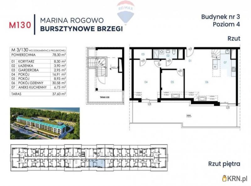 Mieszkanie Rogowo 78.30m2, mieszkanie na sprzedaż