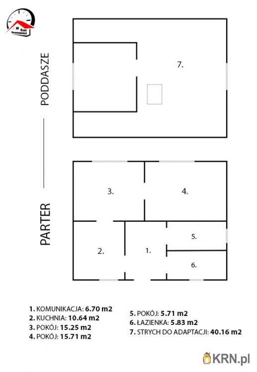 Gącz, ul. , 3 pokojowe, Dom  na sprzedaż
