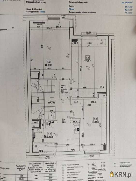 Dom  na sprzedaż, 4 pokojowe, Pruszków, ul. 