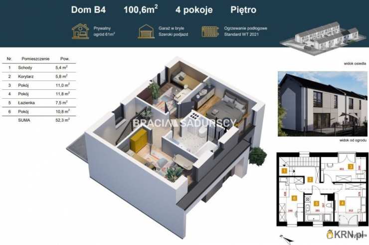 Niepołomice, Boryczów, ul. Wielicka, Dom  na sprzedaż, 