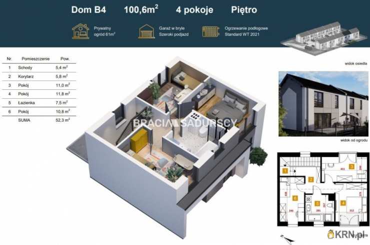 Niepołomice, Boryczów, ul. Wielicka, Dom  na sprzedaż, 