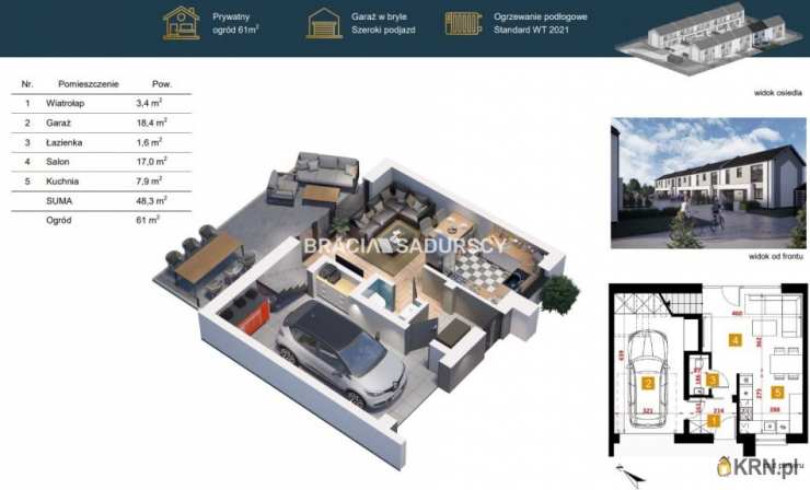 Niepołomice, Boryczów, ul. Wielicka, , Dom  na sprzedaż