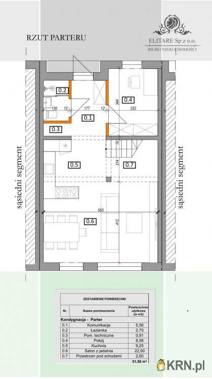 5 pokojowe, Dom  na sprzedaż, Iwiny, ul. 