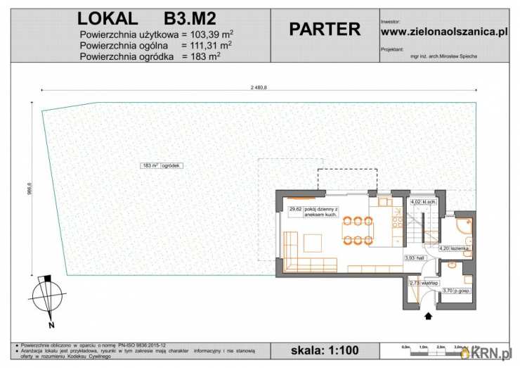 Kraków, Zwierzyniec, ul. G. Korzeniaka, Dom  na sprzedaż, 5 pokojowe