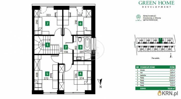 Krzyżowice, ul. Główna, Dom  na sprzedaż, 5 pokojowe