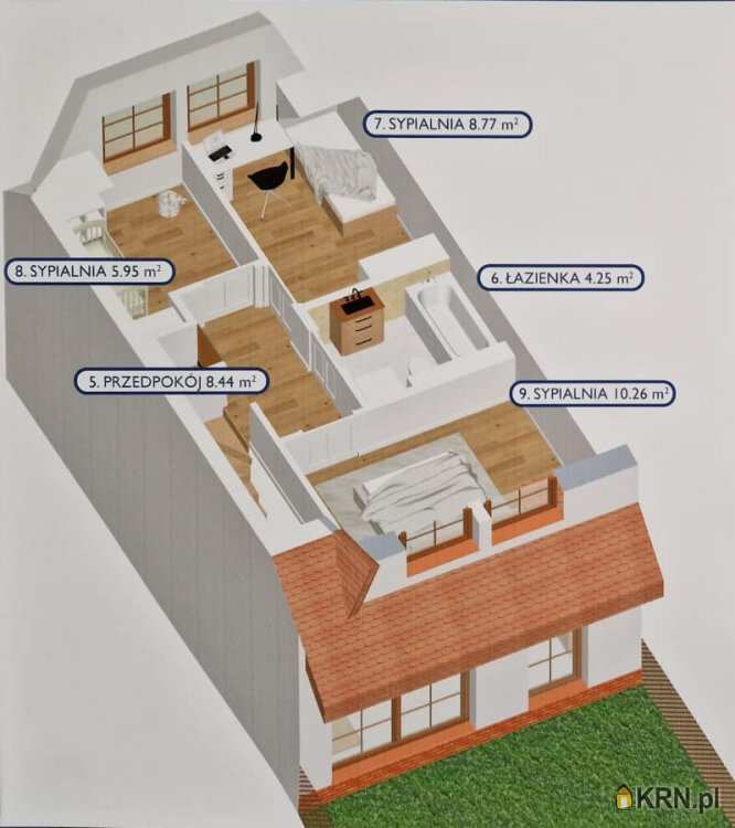 4 pokojowe, Dom  do wynajęcia, Katowice, Giszowiec, ul. 