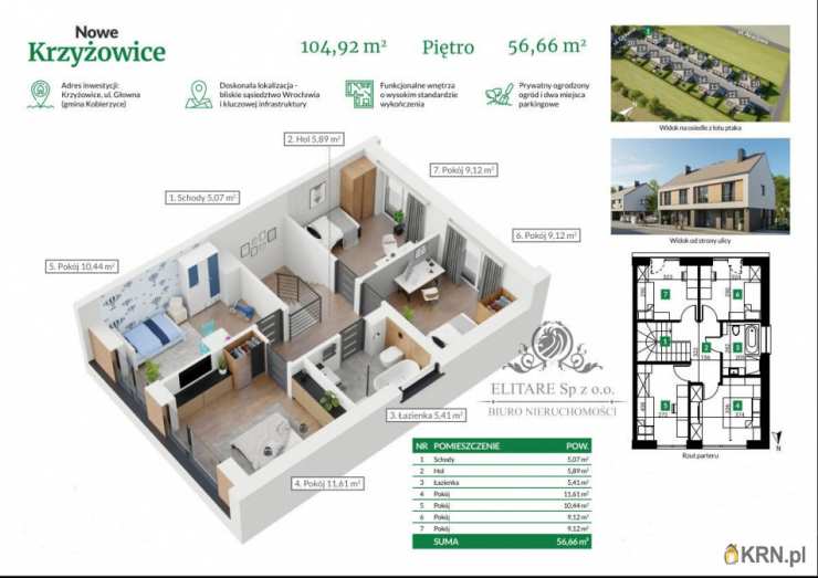 Elitare Sp. z o.o.   , Dom  na sprzedaż, Kobierzyce, ul. 