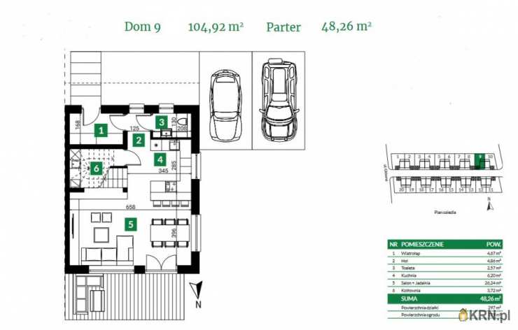5 pokojowe, Kobierzyce, ul. , Dom  na sprzedaż