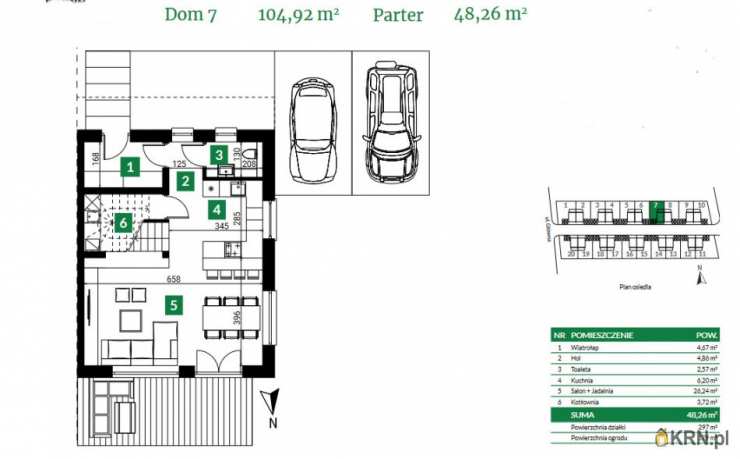 5 pokojowe, Kobierzyce, ul. , Dom  na sprzedaż