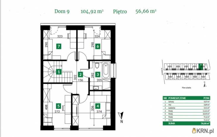 Krzyżowice, ul. , 5 pokojowe, Dom  na sprzedaż