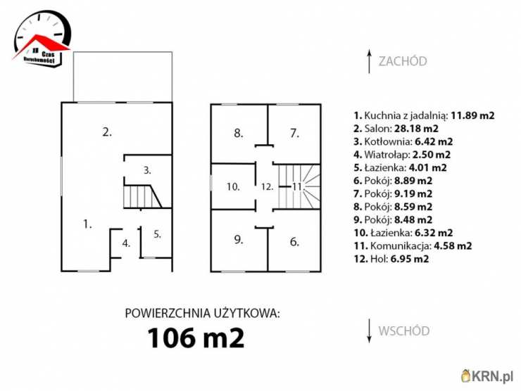 Czas Nieruchomości, Dom  na sprzedaż, Rogowo, ul. 