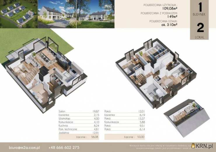 5 pokojowe, Dom  na sprzedaż, Zelków, ul. 