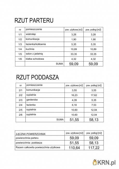 Dom  na sprzedaż, 4 pokojowe, Biórków Wielki, ul. 