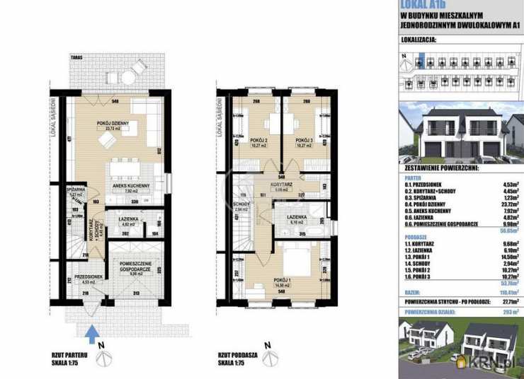 4 pokojowe, Dom  na sprzedaż, Jeszkowice, ul. Główna