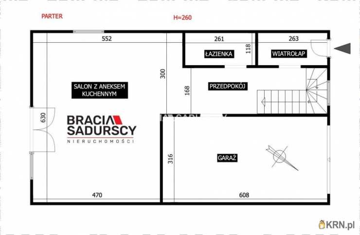 Radziszów, ul. Zadworze Górne, Dom  na sprzedaż, 