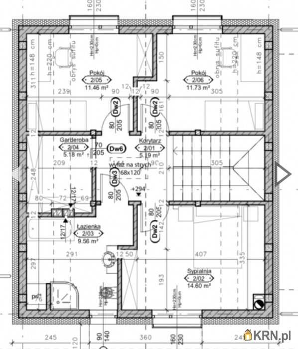 6 pokojowe, Dom  na sprzedaż, gm. Kocmyrzów-Luborzyca, ul. 