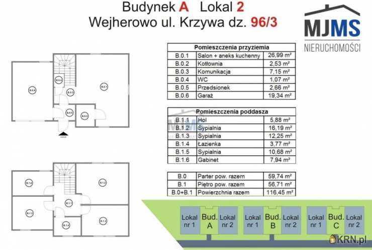 , Dom  na sprzedaż, Wejherowo, ul. Krzywa