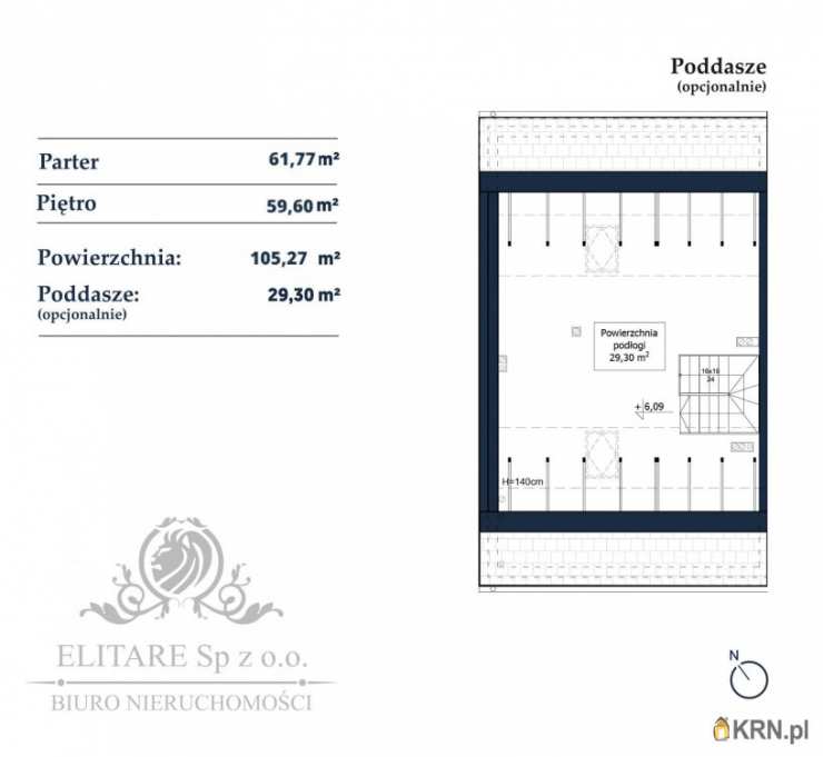 Elitare Sp. z o.o.   , Dom  na sprzedaż, Iwiny, ul. 