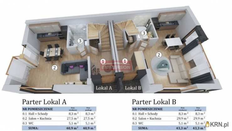 5 pokojowe, Kraków, Dębniki, ul. , Dom  na sprzedaż