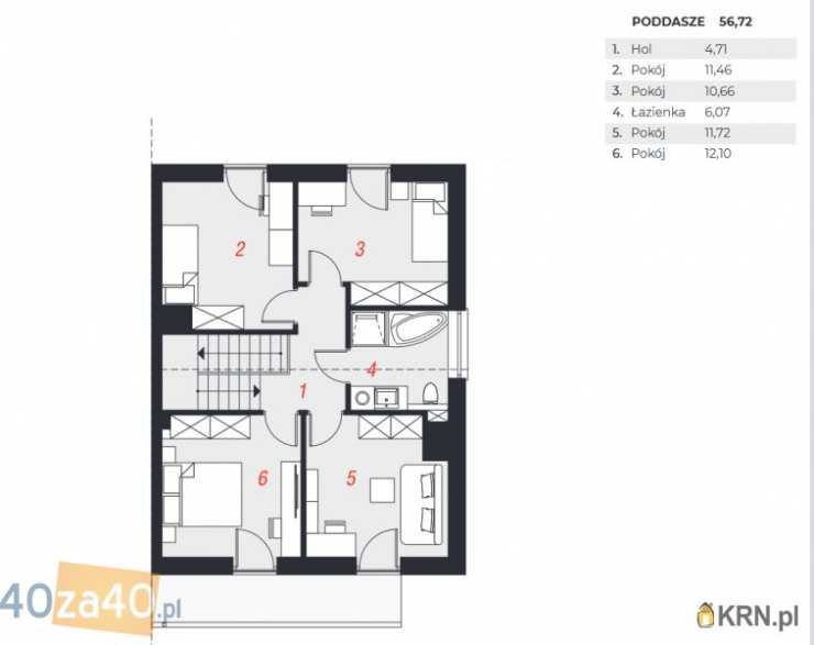 5 pokojowe, Mroków, ul. Szkolna, Dom  na sprzedaż