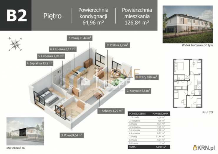 Pępowo, ul. , 5 pokojowe, Dom  na sprzedaż
