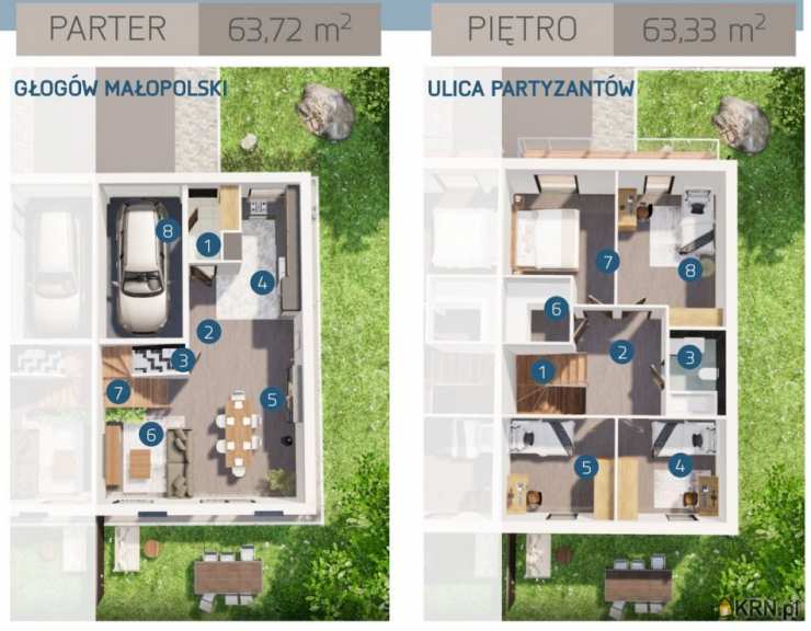 Dom  na sprzedaż, Głogów Małopolski, ul. Partyzantów, 5 pokojowe