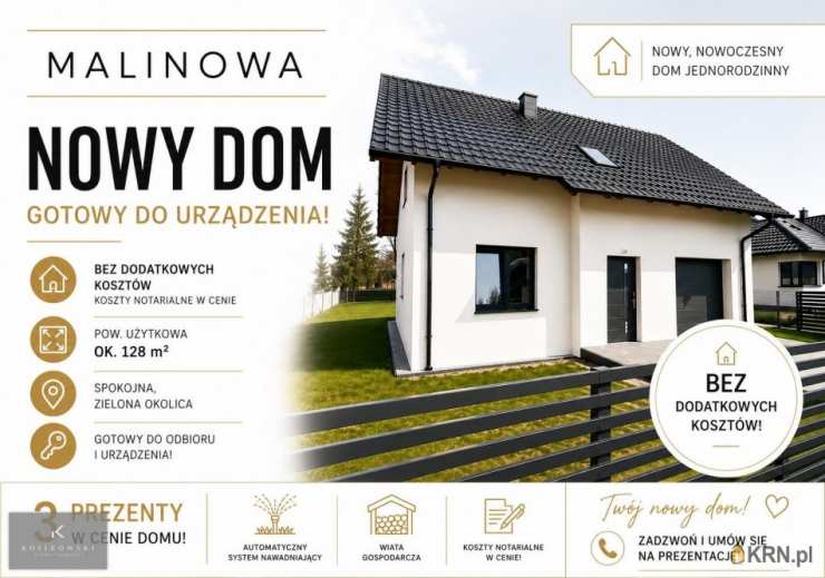 , Namysłów, ul. Malinowa, Dom  na sprzedaż