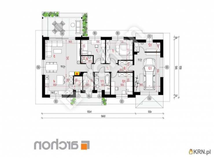 4 pokojowe, Zawieprzyce, ul. , Dom  na sprzedaż