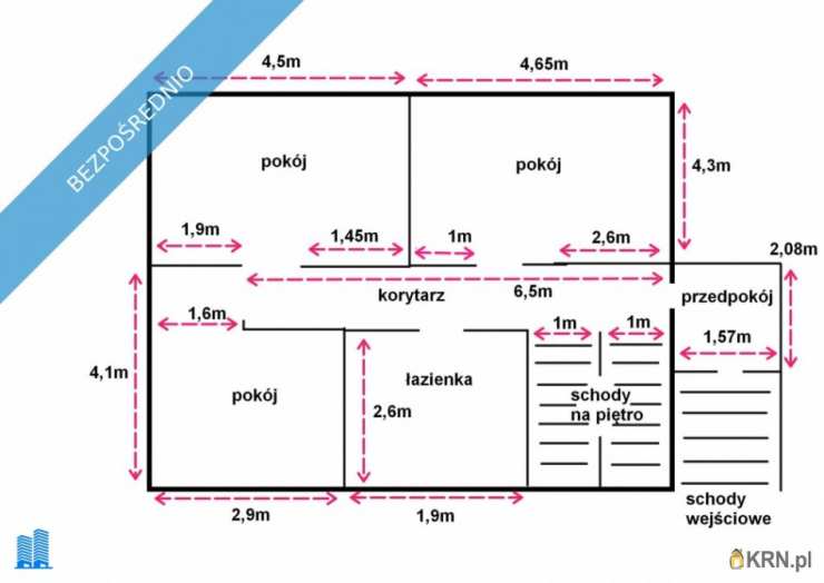 Dom  na sprzedaż, 5 pokojowe, Ruda Śląska, Bykowina, ul. W. Korfantego