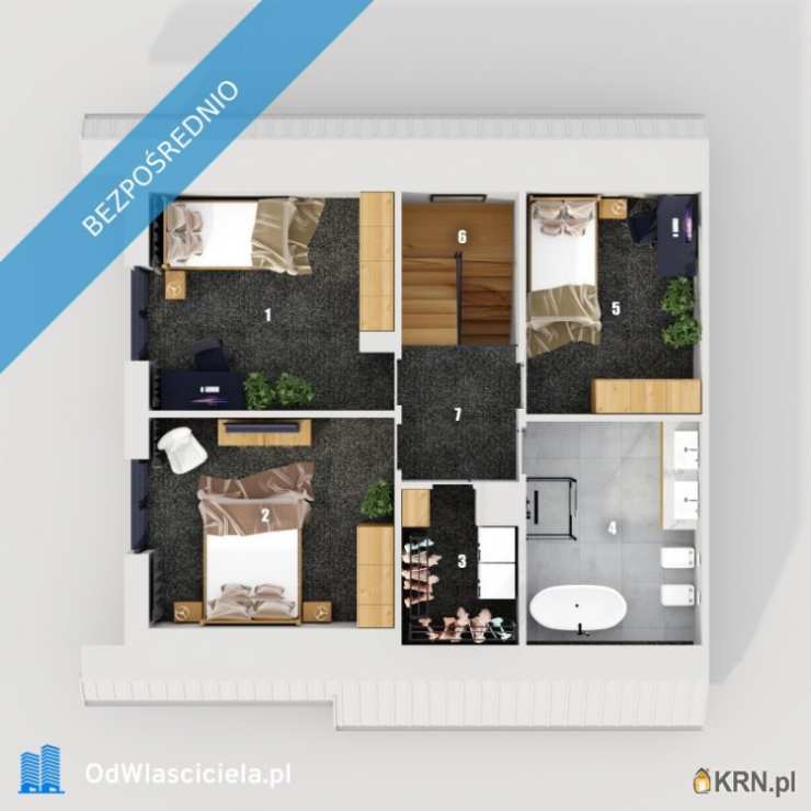 5 pokojowe, Dom  na sprzedaż, Zalesie Górne, ul. 