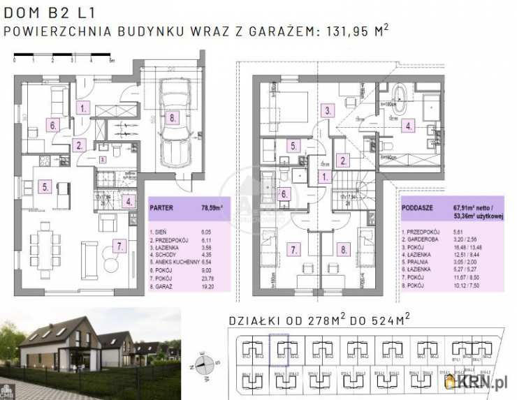 Dom  na sprzedaż, 5 pokojowe, Nowosiedlice, ul. 