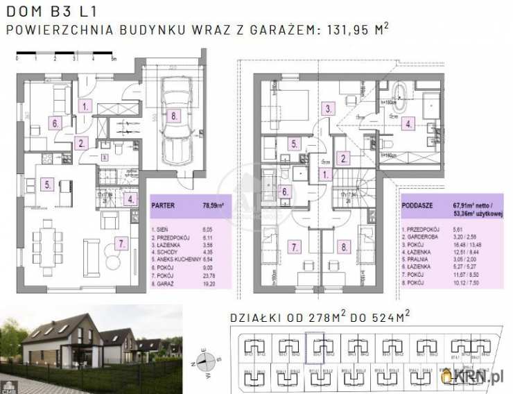 5 pokojowe, Nowosiedlice, ul. , Dom  na sprzedaż