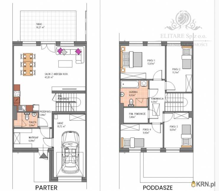 5 pokojowe, Siechnice, ul. , Dom  na sprzedaż