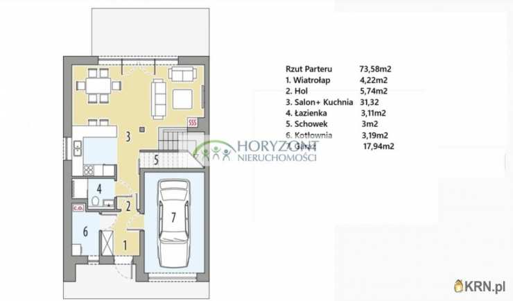 Pępowo, ul. , 5 pokojowe, Dom  na sprzedaż