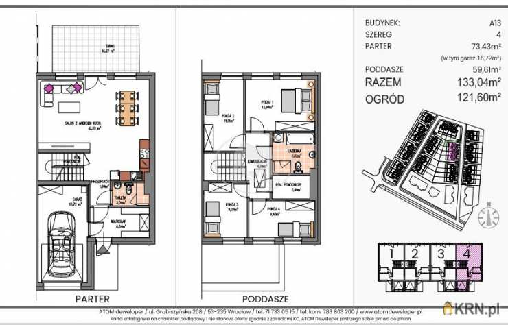 Dom  na sprzedaż, 5 pokojowe, Siechnice, ul. Henryka III