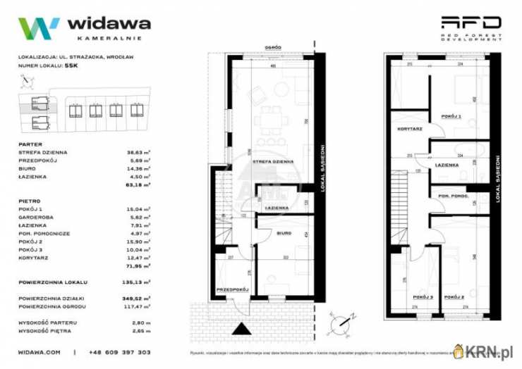 Dom  na sprzedaż, 5 pokojowe, Wrocław, Psie Pole/Widawa, ul. Strażacka