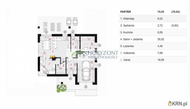 Chwaszczyno, ul. , 5 pokojowe, Dom  na sprzedaż